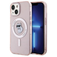 Karl Lagerfeld IML Choupette MagSafe case for iPhone 15 - pink