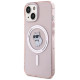 Karl Lagerfeld IML Choupette MagSafe case for iPhone 15 - pink