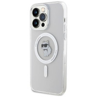 Karl Lagerfeld IML Choupette MagSafe case for iPhone 15 Pro Max - transparent
