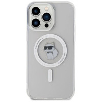 Karl Lagerfeld IML Choupette MagSafe case for iPhone 15 Pro Max - transparent