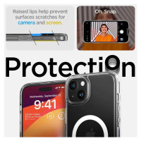 Spigen Ultra Hybrid S MagSafe, crystal clear - iPhone 15 Plus