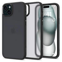 Spigen Ultra Hybrid iPhone 15 Case - Clear Black