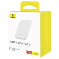 Baseus mini power bank 5000mAh 20W + USB-C cable (20V/3A) - white