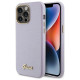 Guess Glitter Glossy Script case for iPhone 15 Pro Max - lilac