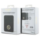 Guess MagSafe 4G Strassed Metal Logo induction power bank 15W 5000mAh - black