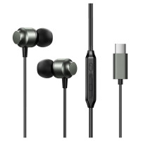 Joyroom JR-EC06 USB-C in-ear headphones - gray