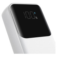 Joyroom Mini power bank with built-in cables Joyroom JR-PBC06 30W 10000mAh - white