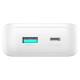 Joyroom Mini power bank with built-in cables Joyroom JR-PBC06 30W 10000mAh - white