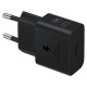 Samsung EP-T2510XBEGEU 25W SFC GaN wall charger with USB-C cable - black