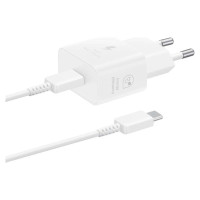 Samsung EP-T2510XWEGEU 25W SFC GaN wall charger with USB-C cable - white