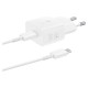 Samsung EP-T2510XWEGEU 25W SFC GaN wall charger with USB-C cable - white