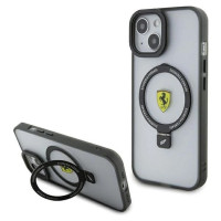 Ferrari FEHMP15SUSCAH iPhone 15 6.1" transparent hardcase Ring Stand 2023 Collection MagSafe