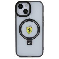 Ferrari FEHMP15SUSCAH iPhone 15 6.1" transparent hardcase Ring Stand 2023 Collection MagSafe
