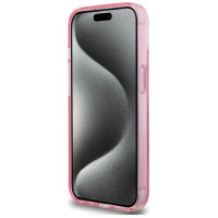 Karl Lagerfeld KLHMP15SHMRSCHP iPhone 15 6.1" pink/pink hardcase Ring Stand Choupette Head MagSafe
