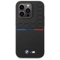 BMW Silicone Pattern iPhone 15 Pro Max Case - Black