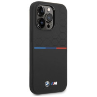 BMW Silicone Pattern iPhone 15 Pro Max Case - Black