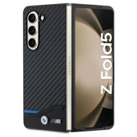 BMW Leather Carbon case for Samsung Galaxy Z Fold 5 - black