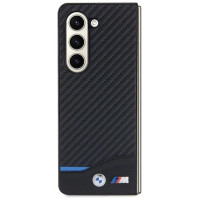 BMW Leather Carbon case for Samsung Galaxy Z Fold 5 - black
