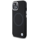 BMW Signature Liquid Silicone MagSafe case for iPhone 15 - black