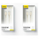 Dudao L7SCC USB-C - USB-C cable 100W 1m - beige