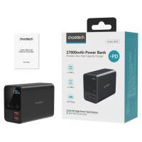 Choetech B635BK USB-A / USB-C Powerbank 22.5W 27000mAh - black
