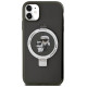 Karl Lagerfeld Ring Stand Karl&Choupette MagSafe case for iPhone 11 / Xr - black