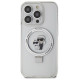 Karl Lagerfeld Ring Stand Karl&Choupette MagSafe case for iPhone 13 Pro Max - white
