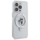Karl Lagerfeld Ring Stand Karl&Choupette MagSafe case for iPhone 13 Pro Max - white