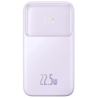 Baseus Comet Series powerbank with display 10000mAh 22.5W - purple + USB-A / USB-C cable