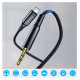 Choetech AUX006 USB-C / mini jack 3.5mm cable 1 m - black