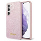 Guess Glitter Script case for Samsung Galaxy S24+ - pink