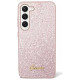 Guess Glitter Script case for Samsung Galaxy S24+ - pink