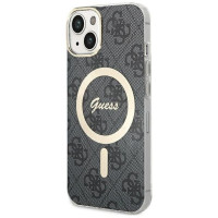 Guess 4G MagSafe case for iPhone 15 Plus / 14 Plus - black