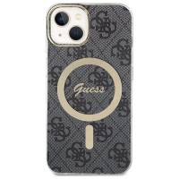 Guess 4G MagSafe case for iPhone 15 Plus / 14 Plus - black