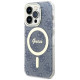 Guess IML 4G MagSafe case for iPhone 15 Pro Max - blue