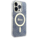 Guess IML 4G MagSafe case for iPhone 15 Pro Max - blue