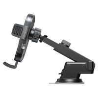 Joyroom JR-OK6 car phone holder on the dashboard - black