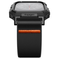 Spigen Lite Fit Pro Case with Strap for Apple Watch 4 / 5 / 6 / 7 / 8 / 9 / SE (44 / 45 mm) - Matte Black