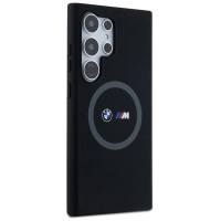 BMW M Silicone Printed Ring MagSafe case for Samsung Galaxy S24 Ultra - black