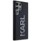 Karl Lagerfeld 3D Rubber Glitter Logo case for Samsung Galaxy S23 Ultra - black