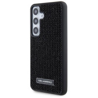 Karl Lagerfeld Rhinestone Metal Logo case for Samsung Galaxy S24+ - black
