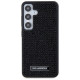Karl Lagerfeld Rhinestone Metal Logo case for Samsung Galaxy S24+ - black