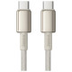 Baseus Tungsten Gold USB-C / USB-C cable 100W 1m - gold