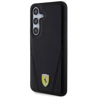 Ferrari Hot Stamp V Lines MagSafe case for Samsung Galaxy S24+ - black