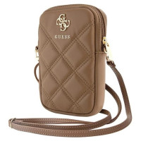 Guess Zip Quilted 4G bag - brown