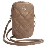 Guess Zip Quilted 4G bag - brown