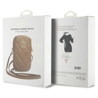 Guess Zip Quilted 4G bag - brown