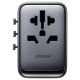 Joyroom JR-TCW02 65W Travel Adapter Universal EU / US / JP / AU / UK / CN - Black