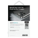 Uniq Optix Aluminum Camera Lens Protector for iPhone 14/14 Plus camera lens with applicator - silver