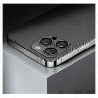 Uniq Optix Aluminum Camera Lens Protector for iPhone 14 Pro / 14 Pro Max camera lens with applicator - silver